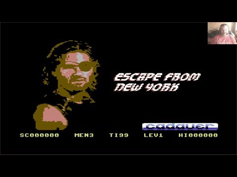 Lukozer Retro Game Review 349 - Escape From New York - Commodore 64