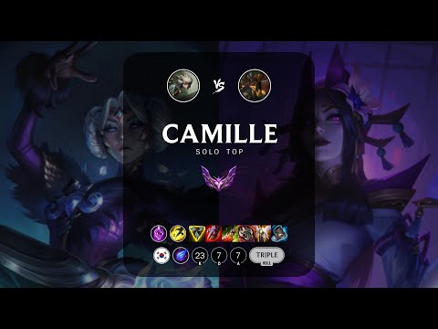 Camille Top vs Cassiopeia - KR Master Patch 14.5