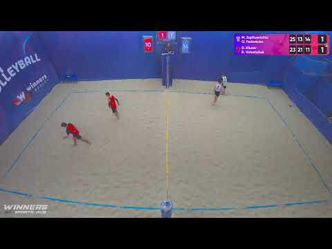 21:35 M. Zapliusvichka / O. Fedorenko - D. Kliuiev / R. Voloshchuk 10.10.2022 | Winners Beach Volley
