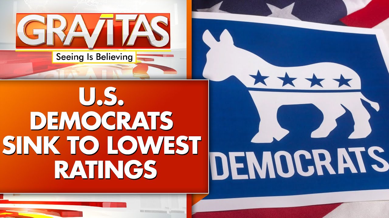 Democratic Party's Favourability Drops to a Record Low | Gravitas