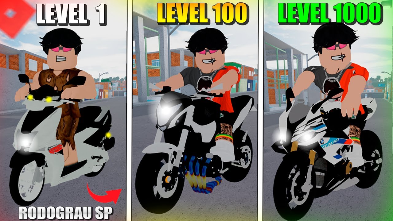 A CADA MINUTO que PASSAR EU GIRO a ROLETA E A MOTO EVOLUI🏍📈 Roblox Rodograu SP