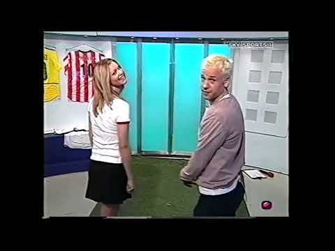 Soccer AM 8 March 2003 - Soccerette Naomi and lockers