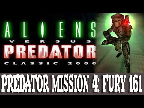 Aliens versus Predator Classic 2000 Walkthrough Predator 4 Fury 161 (Gameplay/No Commentary)