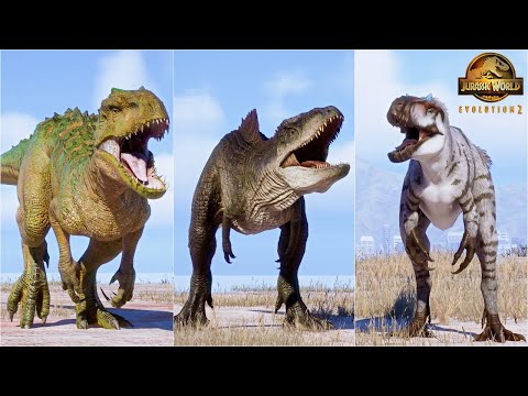 Dinosaurs Battle Royale #3 -  Indominus Rex vs Dominion Giganotosaurus vs Yutyrannus
