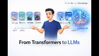 From Transformers to LLMs: How AI Evolved from 2017 to 2023 | Build AI with Sandeep