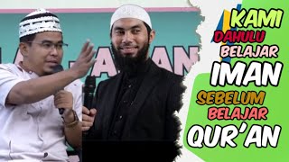 Download lagu Iman sebelum quran I Ustad Budi Ashari  Lc dan Ustad Rifky ja'far thalib lc mp3