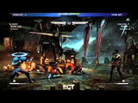 MKX Losers Finals @ ECT 2015 - YOMI DJT (Kung Lao) vs YOMI MIT (Tanya) [720p/60fps]