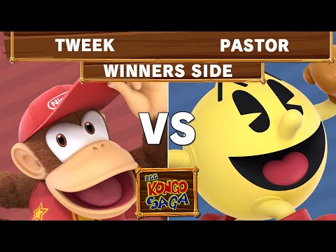 Kongo Kickoff - TSM | Tweek (Diddy Kong) Vs Pastor (Pacman) Winners Pools - Smash Ultimate