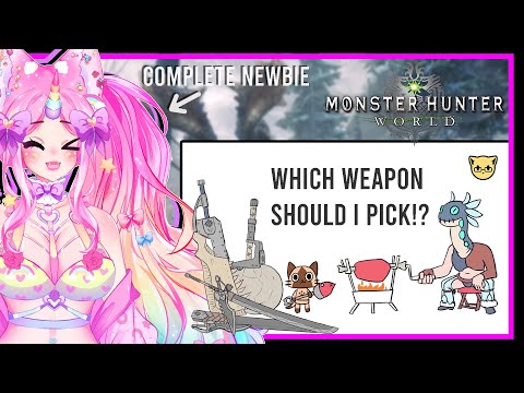 Which should I pick? | Non-MH Player Reacts to A Crap Guide to Monster Hunter World by JoCat