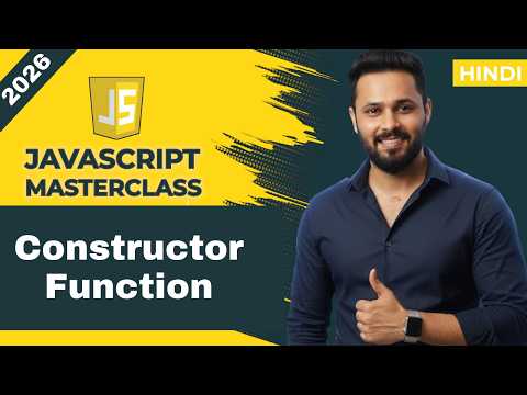 Javascript Tutorial In Hindi 60 Constructor Functions Create Multiple Objects Easily
