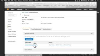 how to configure IAM for dynamodb javascript, part 2
