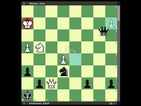 Morphy, Paul - Seguin, M. || Paris 1858 @chessbuddies 🔴 #PaulMorphy