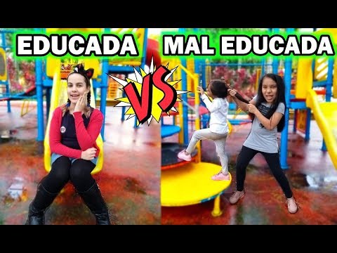 CRIANÇA EDUCADA vs MAL EDUCADA NO PARQUINHO - Lanys Kids