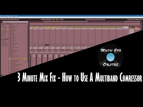 How to Use a Multiband Compressor - 3 Minute Mix Fix