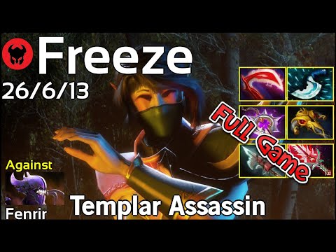 Freeze plays Templar Assassin!!! Dota 2 Full Game 7.19