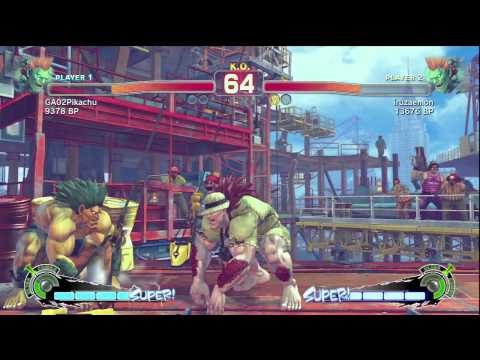SSF4: GA02Pikachu (Blanka) VS iruzaemon (Blanka)