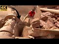 Big Rock Jaw Crusher Machine in Action | Powerful Stone Crushing ASMR Sounds