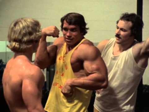 Pumping Iron, 1977, Arnold Schwartzenegger show them