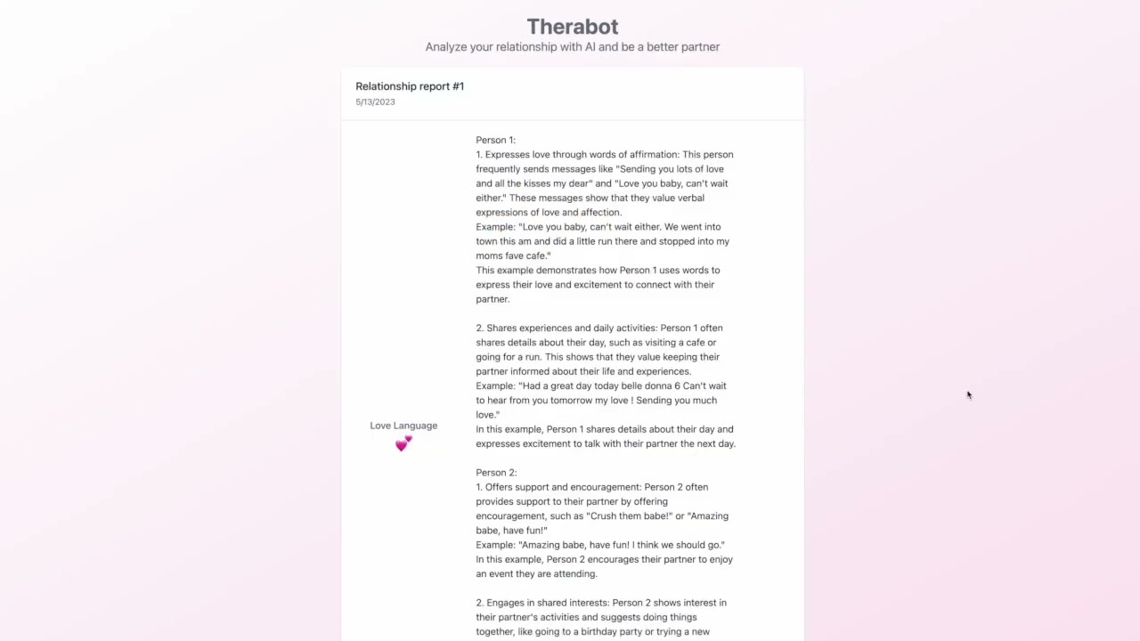 Therabot: World's first AI therapy bot