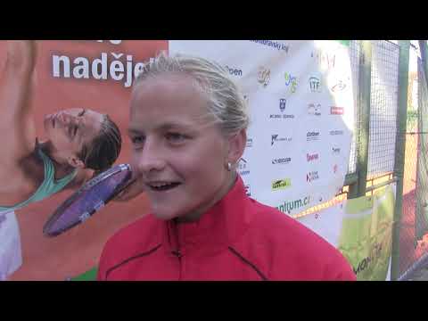 Karolína Kubaňová po vítězství ve finále kvalifikace BTC CUP Brno 2018