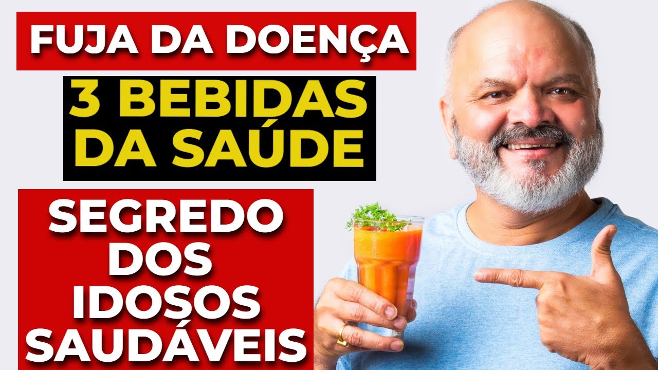 3 Bebidas Naturais que Idosos Usam Para Viver MUITO com SAÚDE