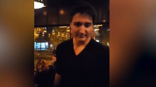Canadian Prime Minister Trudeau was forced to leave the restaurant