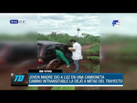 Joven indígena dio a luz en una camioneta