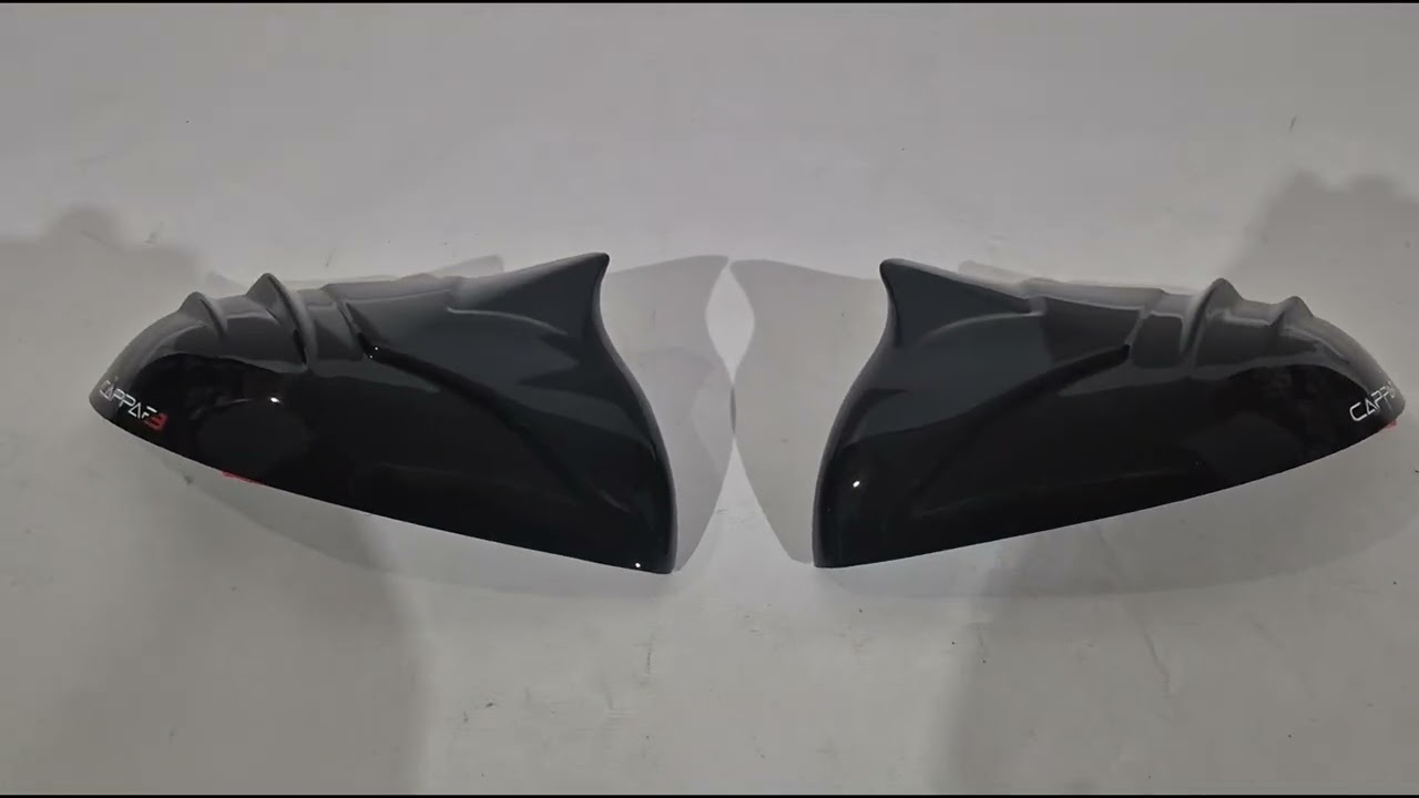 Renault Duster 2018-2024 Carcasas de retrovisor BAT-Style (2 uds) Video 6