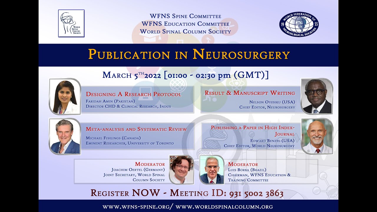 Publication in Neurosurgery