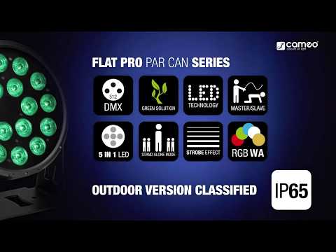 CAMEO FLAT PRO PAR CAN SERIES