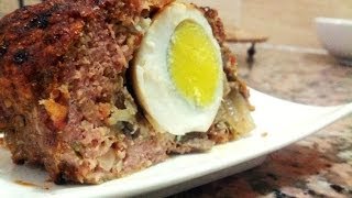 Viande hachée farcie aux œufs durs (Polpettone / Pain de viande)