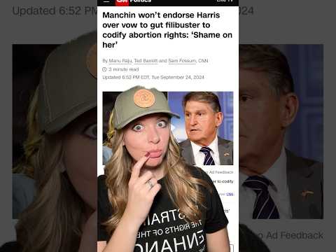 Manchin: “Hoping She Would Change” #2ndamendment #shortsvideo #shortsfeed #shorts Thumbnail