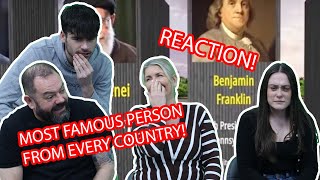 MOST FAMOUS PERSON FROM EVERY COUNTRY | REACTION!