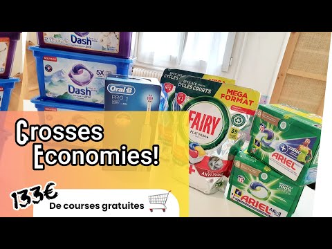 Carrefour me donne de la lessive🛒, je te montre comment faire! | Opti DASH, FAIRY, ARIEL, ORAL B