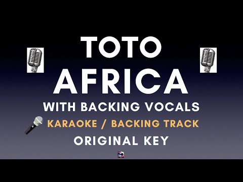 Toto - Africa | Karaoke With Backing Vocals (Original Key)