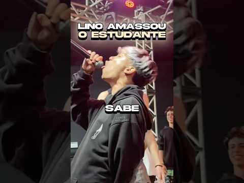 LINO FOI DESAFIADO PELO ESTUDANTE E AMASSOU! #batalhaderima