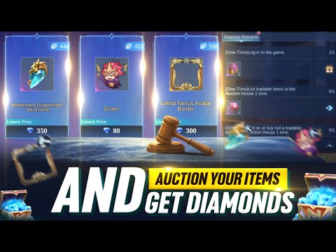 MLBB AUCTION HOUSE EVENT / AUCTION YOUR ITEMS FOR DIAMONDS 💎
