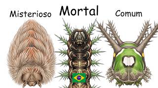 Cada Lagarta Perigosa do Brasil Explicado em 9 Minutos