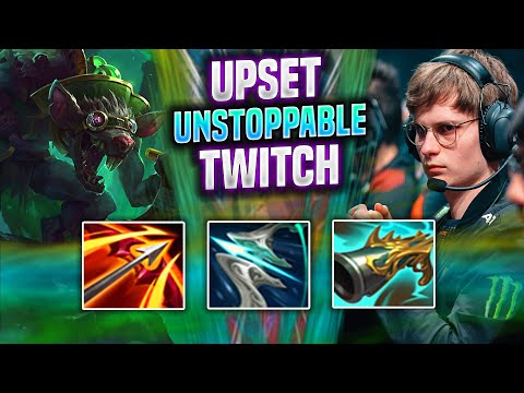 UPSET IS UNSTOPPABLE WITH TWITCH! - FNC Upset Plays Twitch ADC vs Sivir! | Season 2022