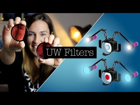 FILTERS FOR UNDERWATER VIDEOGRAPHY (Red Filter, Magenta Filter, Ambient Light Filter)