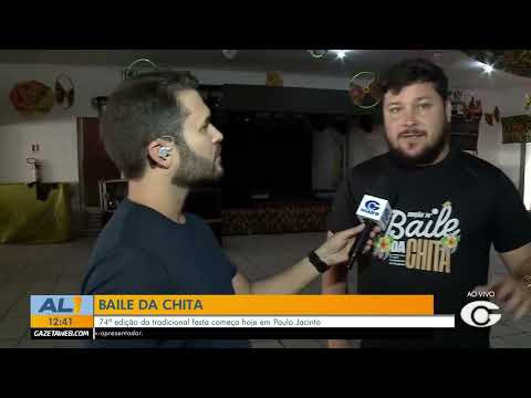 Baile da Chita, tradição de Alagoas, começa hoje em Paulo Jacinto - 18/07/2026