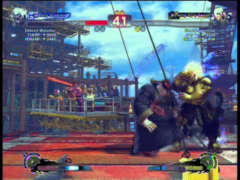 Super Street Fighter 4  AE - Rufus(me) vs. Oni