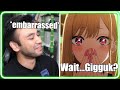 Gigguk gets embarassed when Marin Kitagawa VA (AmaLee) hears his voice acting in Honkai Star Rail