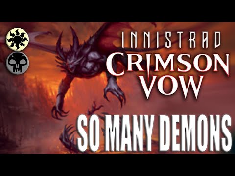 Dreadfeast Demon Distribution ⚪⚫  Crimson Vow MTG