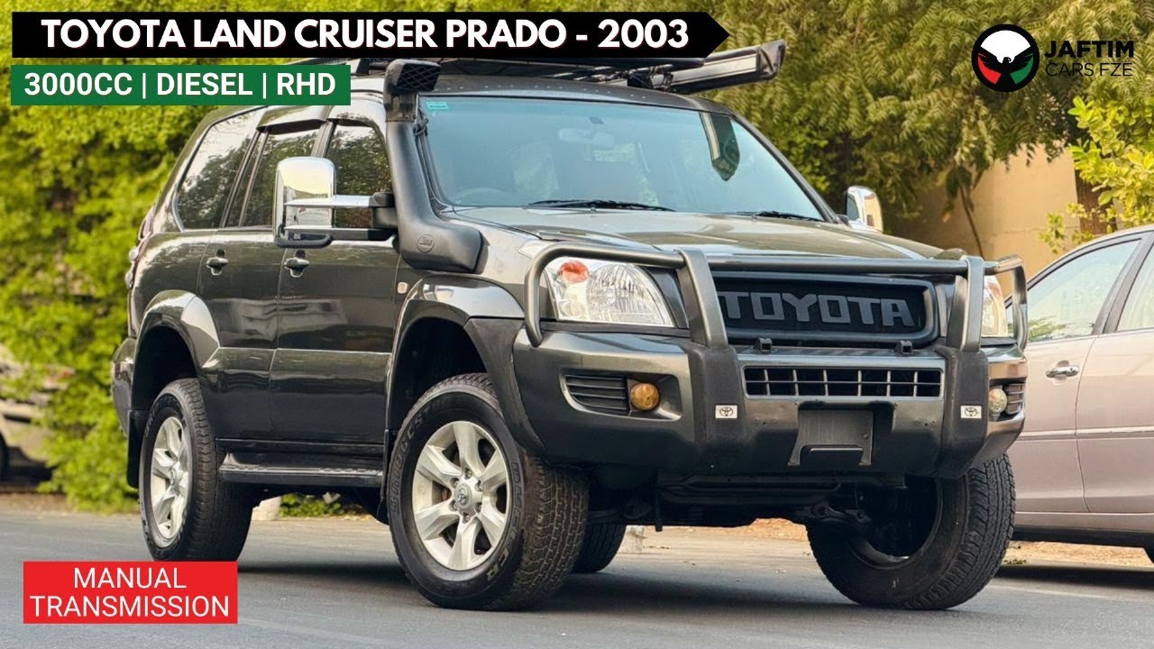 تويوتا برادو OFF ROAD MODIFIED | 3.0L | MANUAL TRANSMISSION | AIR SNORKEL | LEATHER SEATS | video