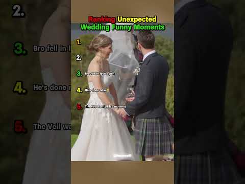 Ranking Unexpected Wedding Funny Moments #shorts #funny