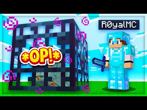 R0yal MC - THIS IS THE *BEST* OP SPAWNER TO EASILY GET RICH! | Minecraft Skyblock | ChaosCraft