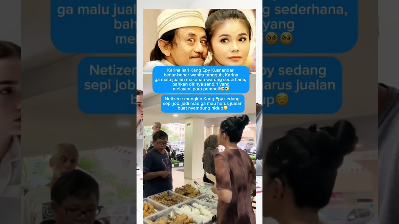 Karina jualan nasi bungkus😱😭#epykusnandar #premanpensiunxrcti