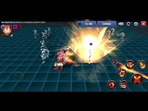 Marvel Future Fight - Hulkbuster Skills/abilities animations gameplay