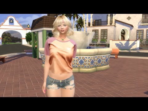 sims game custom character download blonde female Cloe Moritz by Bonita100 Game Video Preview